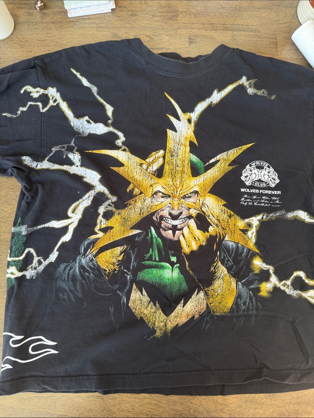 Black Darc Sports Electro premium oversized Workout Tee